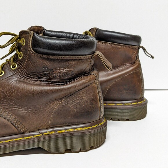 Vintage Dr Martens Boots 939 Ben US Men 9 EU 39 Brown Leather England 90s Y2K - Picture 5 of 10